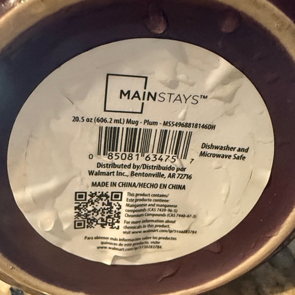 Mainstays Purple Mug - Fueled By Jesus & Coffee, 20.5 oz - Picture 2 of 2